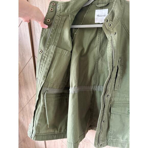 Madewell Northover Utility Workwear Military Jacket Sold Out Desert Olive Size S - Picture 4 of 8